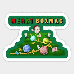 BoxMac Christmas Sticker